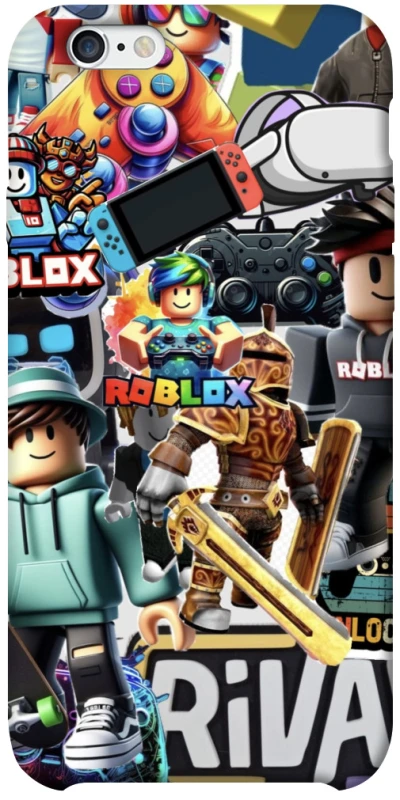 Чохол на Apple iPhone 6/6s plus (5.5") Roblox collage ver.1 фото 1 з 1