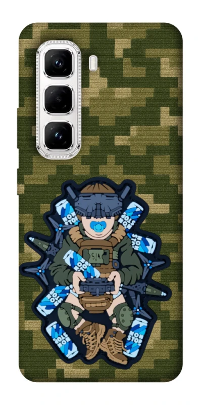 Чехол на Infinix Hot 50 Pro PILOT NON STOP фото 1 из 1