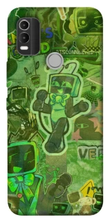 Чехол на Nokia C21 Plus Dandysworld tv green theme фото 1 из 1