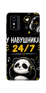 Чехол на ZTE Blade L9 У навушниках 24/7 фото 1 из 1