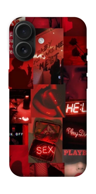 Чехол на Apple iPhone 16 Love collage ver.3 фото 1 из 1