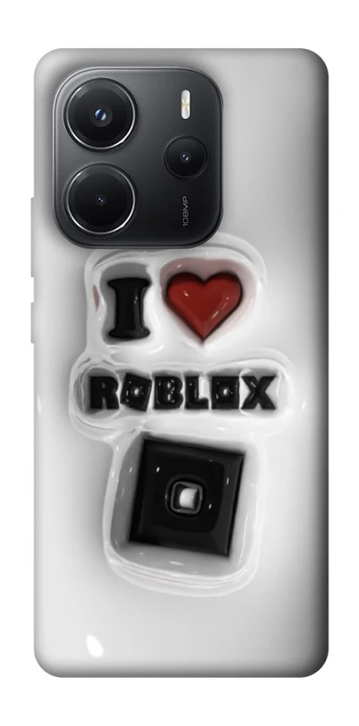 Чохол на Xiaomi Redmi Note 14 4G (Int. version) I love Roblox фото 1 з 1