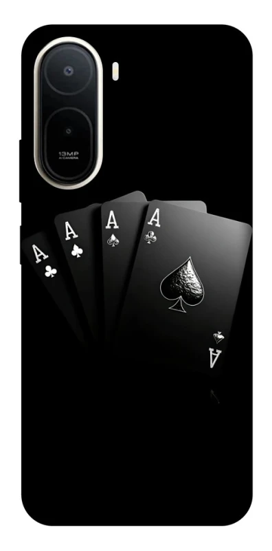 Чехол на Xiaomi Redmi A7 Pro 4G Black Cards фото 2 из 2