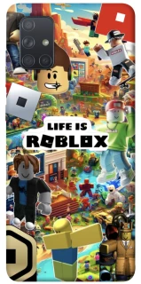 Чохол на Samsung Galaxy A71 Life is Roblox фото 1 з 1