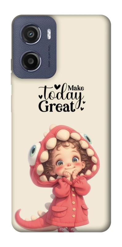 Чехол на Motorola Moto E15 Make today great фото 1 из 1