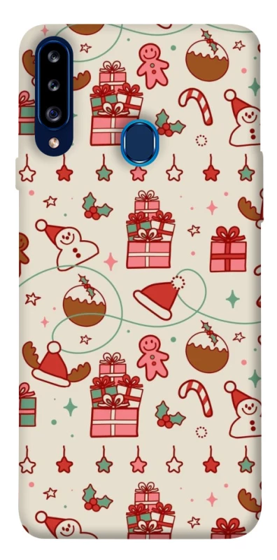 Чехол на Samsung Galaxy A20s Новогодний v14 фото 1 из 1