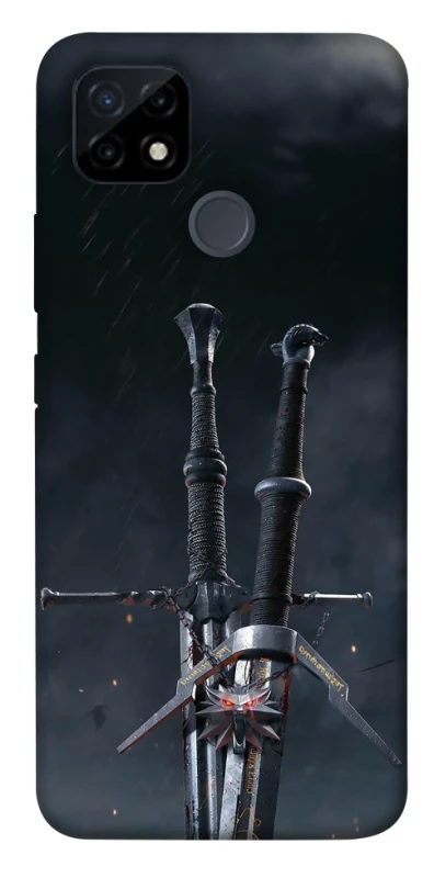 Чохол на Realme C25Y Мечі Ведьмака фото 1 з 1