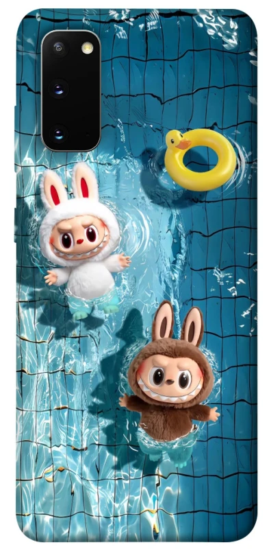 Чохол на Samsung Galaxy S20 Labubu in the pool фото 1 з 1