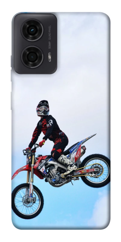 Чохол на Motorola Moto G04 Мотокрос фото 1 Чохол на Motorola Moto G04 Мотокрос фото 1 з 1