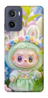 Чехол на Motorola Moto G05 Labubu & Flowers ver.2 фото 1 из 1