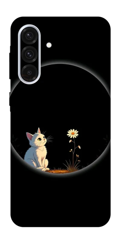 Чохол на Samsung Galaxy A36 5G Cat and flower фото 1 з 1