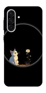 Чехол на Samsung Galaxy A36 5G Cat and flower фото 1 из 1
