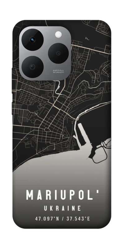 Чехол на Realme 15T Mariupol map фото 1 из 1