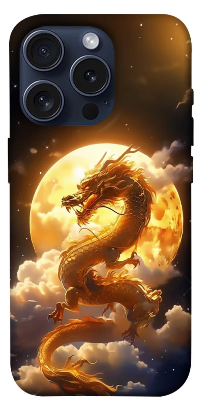 Чехол на Apple iPhone 15 Pro (6.1") Golden Dragon фото 1 из 1