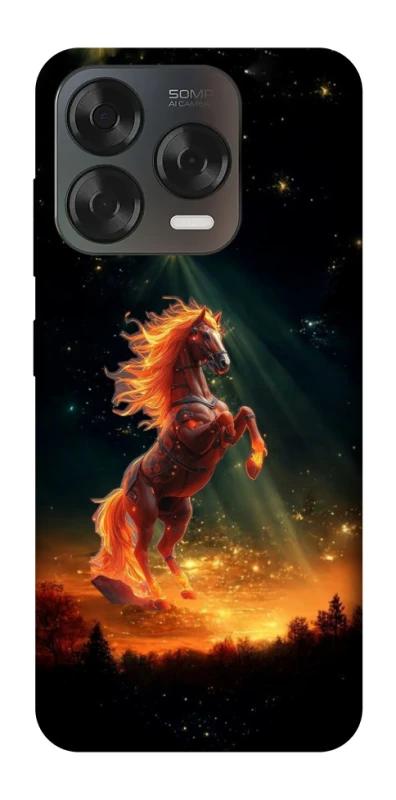 Чохол на ZTE Blade V70 Design Red Fire Horse ver.2 фото 1 з 2