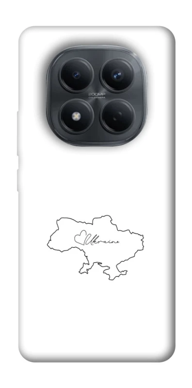 Чохол на Xiaomi Redmi Note 15 Pro 4G Ukraine map фото 1 з 1