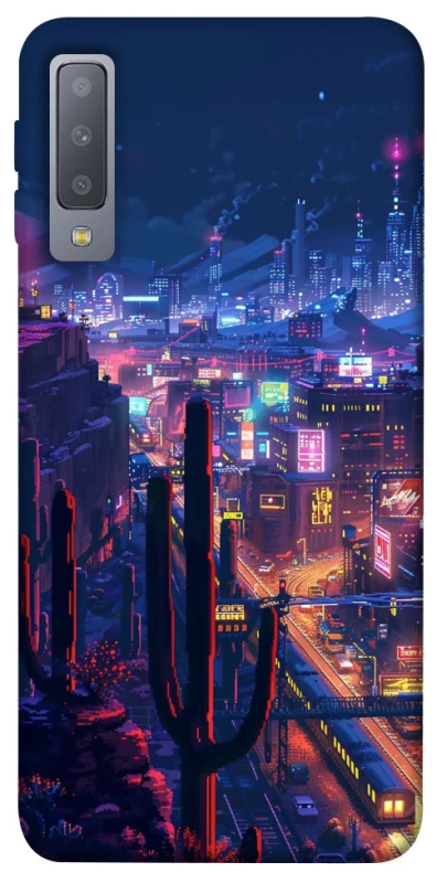 Чохол на Samsung A750 Galaxy A7 (2018) Night city фото 1 з 1