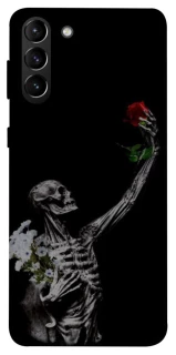 Чехол на Samsung Galaxy S21+ Skeleton vs Rose фото 1 из 1