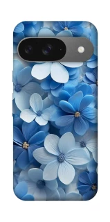 Чехол на Google Pixel 10 Синие цветы фото 1 из 1