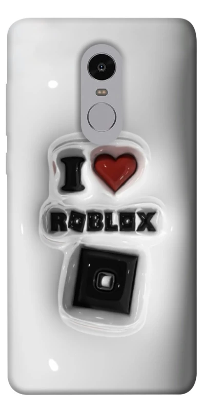 Чохол на Xiaomi Redmi Note 4X / Note 4 (Snapdragon) I love Roblox фото 1 з 1