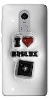 Чохол на Xiaomi Redmi Note 4X / Note 4 (Snapdragon) I love Roblox фото 1 з 1