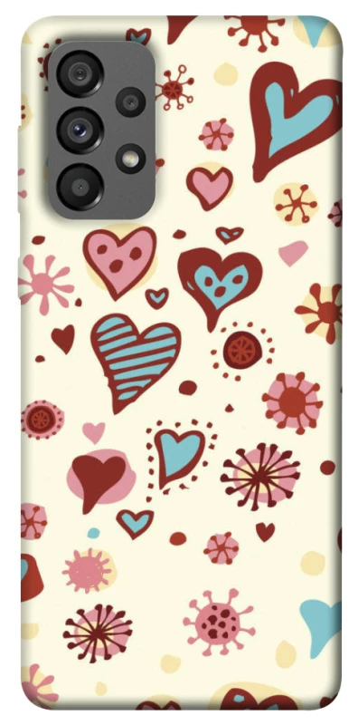 Чохол на Samsung Galaxy A73 5G Pretty hearts фото 1 з 1