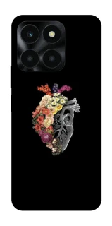 Чохол на Huawei Honor X6a Heart with flowers фото 1 з 1