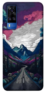 Чехол на Vivo Y51a Нарисованные горы фото 1 из 1