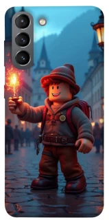Чохол на Samsung Galaxy S21 Roblox Fire Logo Blue Flames фото 1 з 1