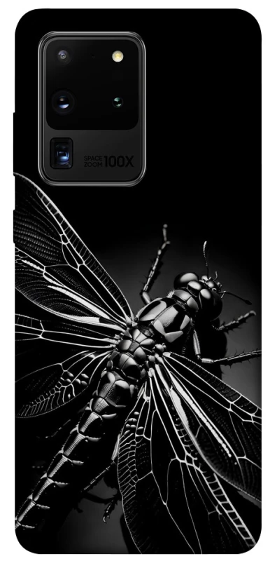 Чохол на Samsung Galaxy S20 Ultra Black dragonfly фото 1 з 1
