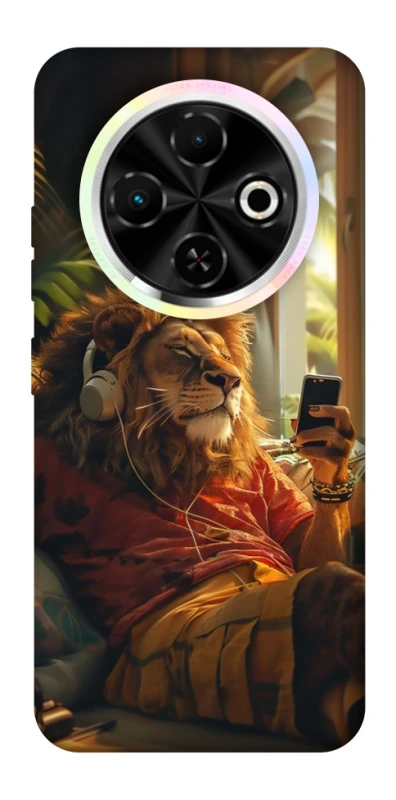 Чехол на TECNO Spark 30C Лев v2 фото 1 из 1