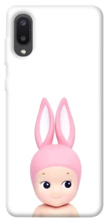 Чехол на Samsung Galaxy A02 Minimal Bunny Peek фото 1 из 1