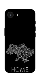 Чохол на Apple iPhone 17e (6.1") Ukraine black map фото 1 з 1