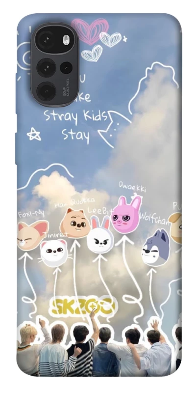 Чехол на Motorola Moto G22 Stray Kids Full Force фото 1 из 1