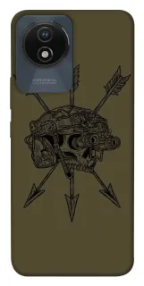 Чохол на Vivo Y02 Mil skull фото 1 з 1