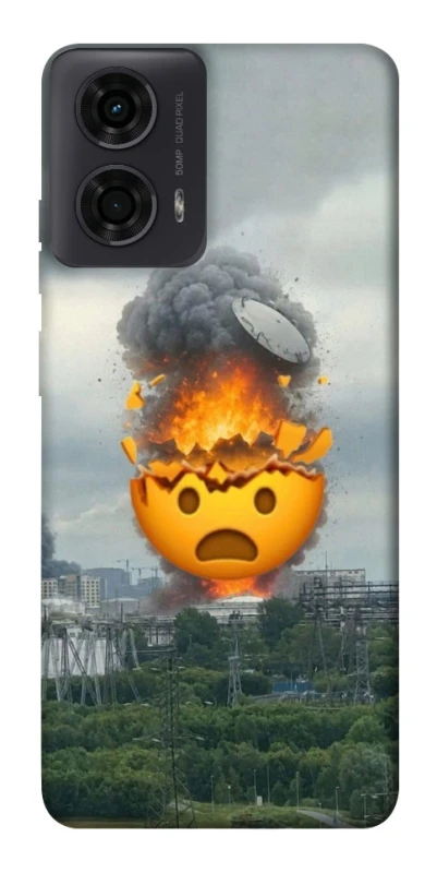 Чехол на Motorola Moto G04 Moscow never sleeps ver.2 фото 1 из 1