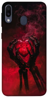 Чохол на Samsung Galaxy M20 Heart in the hands of a skeleton фото 1 з 1