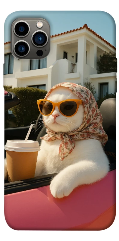 Чехол на Apple iPhone 12 Pro (6.1") Stylish Cat Cruise фото 1 из 1