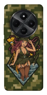 Чохол на Xiaomi Redmi A4 Military Waifu фото 1 з 1