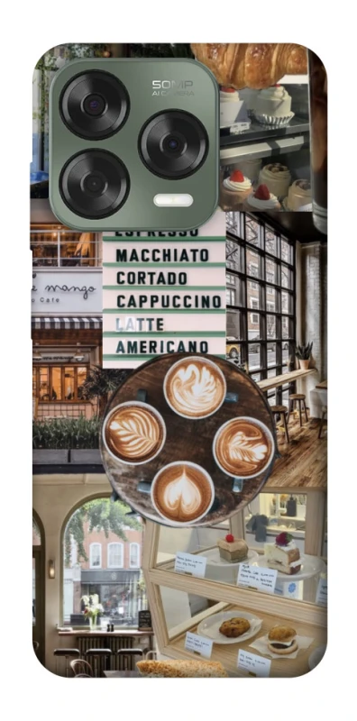 Чохол на ZTE Nubia V70 Design Coffee collage ver.5 фото 1 з 1