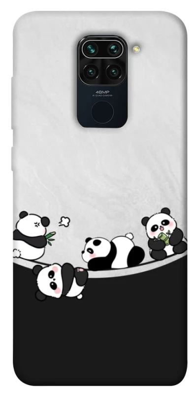Чохол на Xiaomi Redmi Note 9 / Redmi 10X Four pandas фото 1 з 1