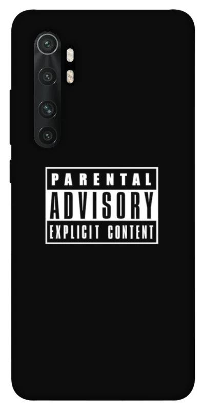 Чохол на Xiaomi Mi Note 10 Lite Parental Advisory Label фото 1 з 1