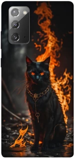 Чохол на Samsung Galaxy Note 20 Вогняний кіт фото 1 з 1