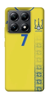 Чохол на Xiaomi 14T UA-Football ver.3 фото 1 з 1