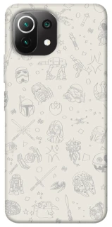 Чохол на Xiaomi Mi 11 Lite Star Wars background ver.1 фото 1 з 1
