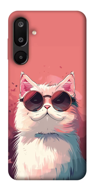 Чохол на Samsung Galaxy M16 5G Сat with glasses фото 1 з 1