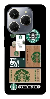 Чохол на TECNO Spark 20 Pro Starbucks coffee фото 1 з 1