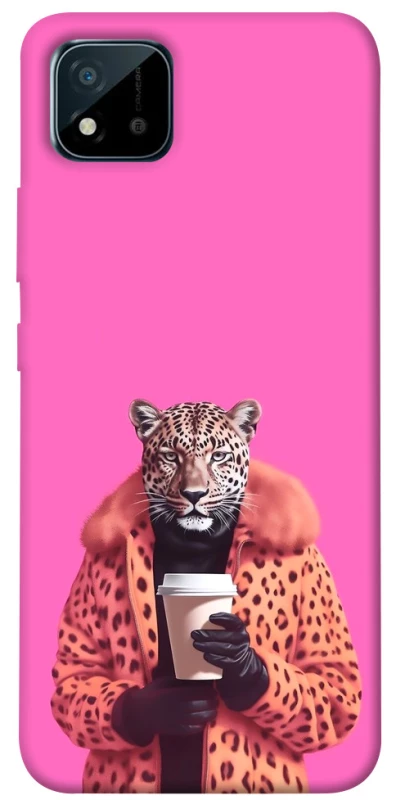 Чохол на Realme C11 (2021) Леопард з кавою фото 1 з 1