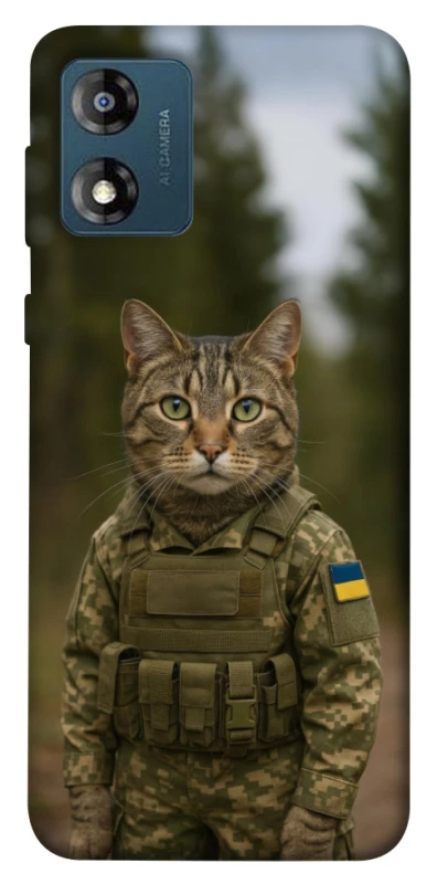 Чохол на Motorola Moto E13 Кіт захисник фото 1 з 1