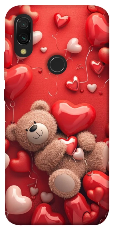 Чехол на Xiaomi Redmi 7 bear in hearts фото 1 из 1